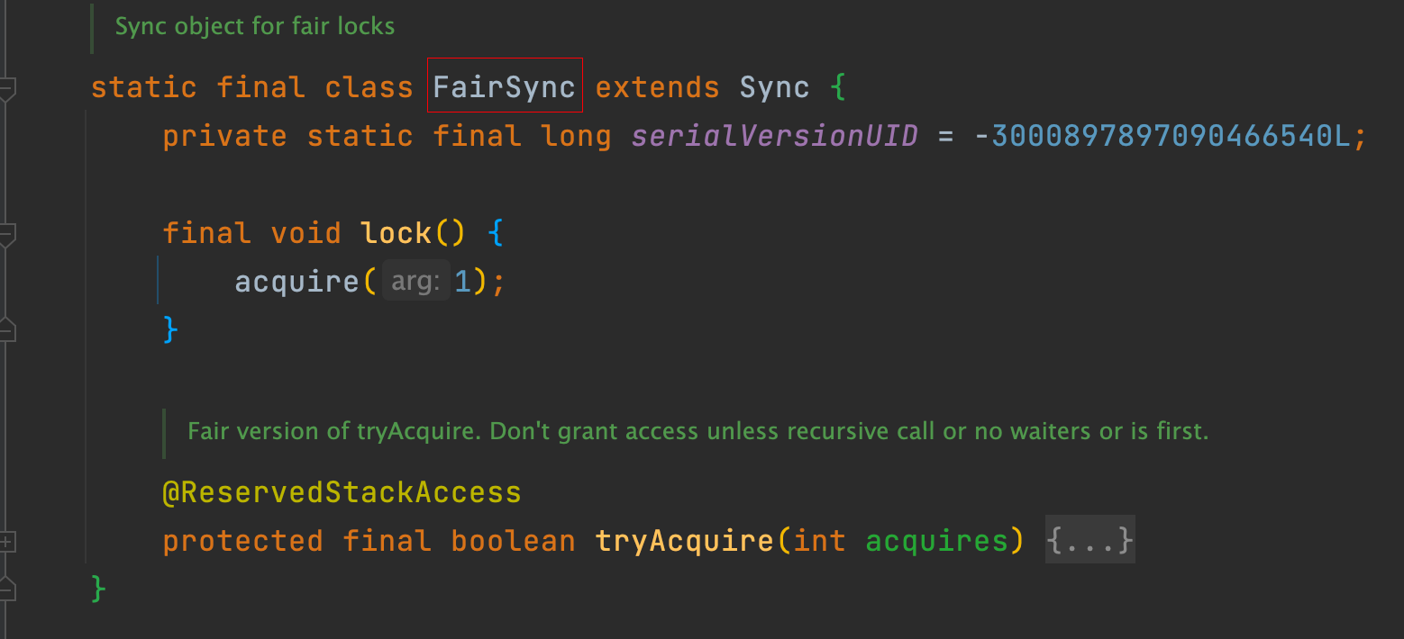 FairSync.lock()